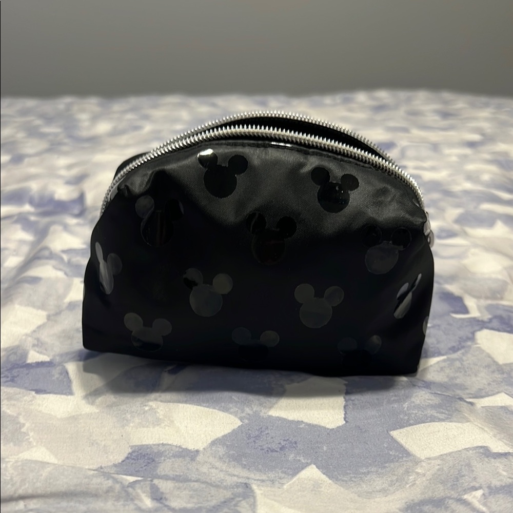 Small Black Mickey Mouse Cosmetic Bag